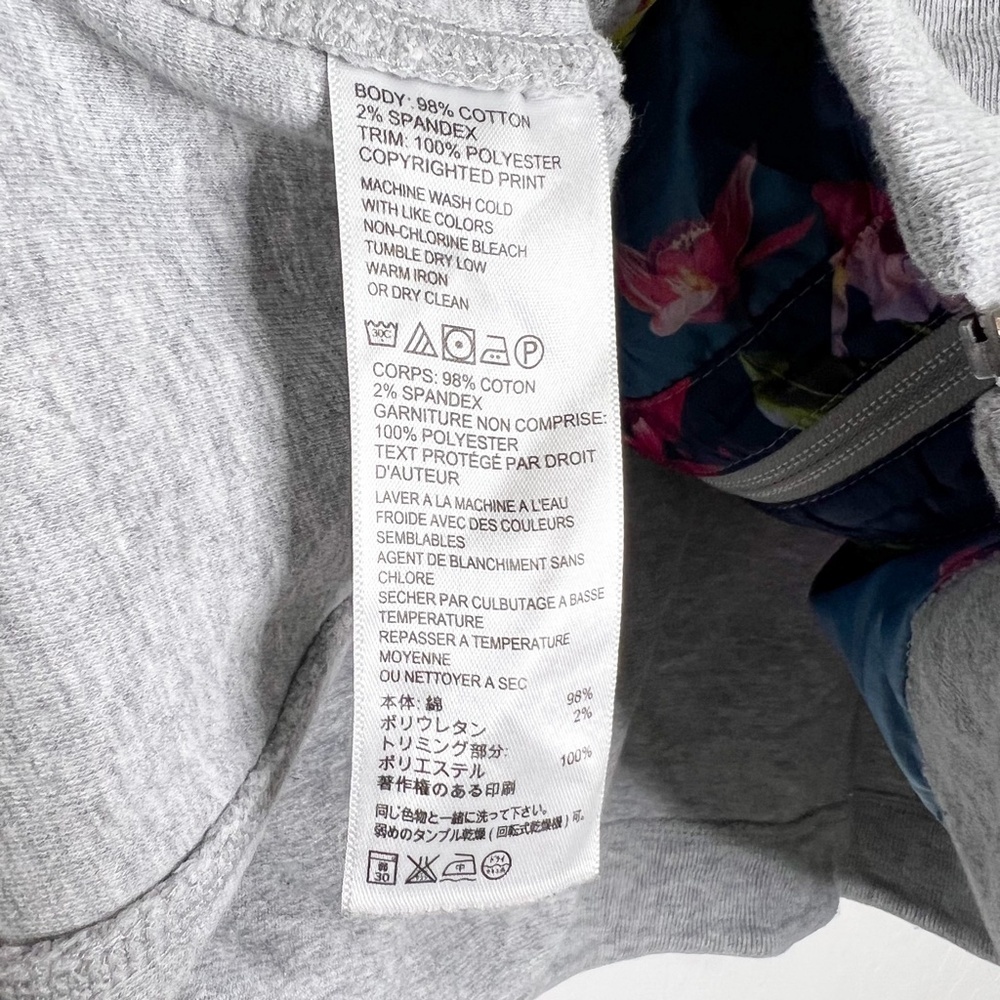 Tommy Bahama Jacket Full Zip Sweater Solid Gray - Picture 5 of 6